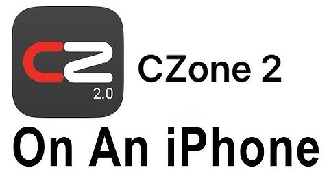 CZone 2 on an iPhone