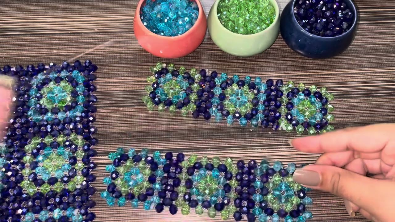 Kaleidoscopic Print Crystal Bag | Part 1 | #diy  #handmade #trending #like #craft