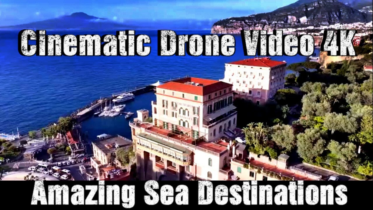 Beautiful Sea Destinations!Cinematic Drone Video 4K!Castles and chateaux,Monasteries and Churches !