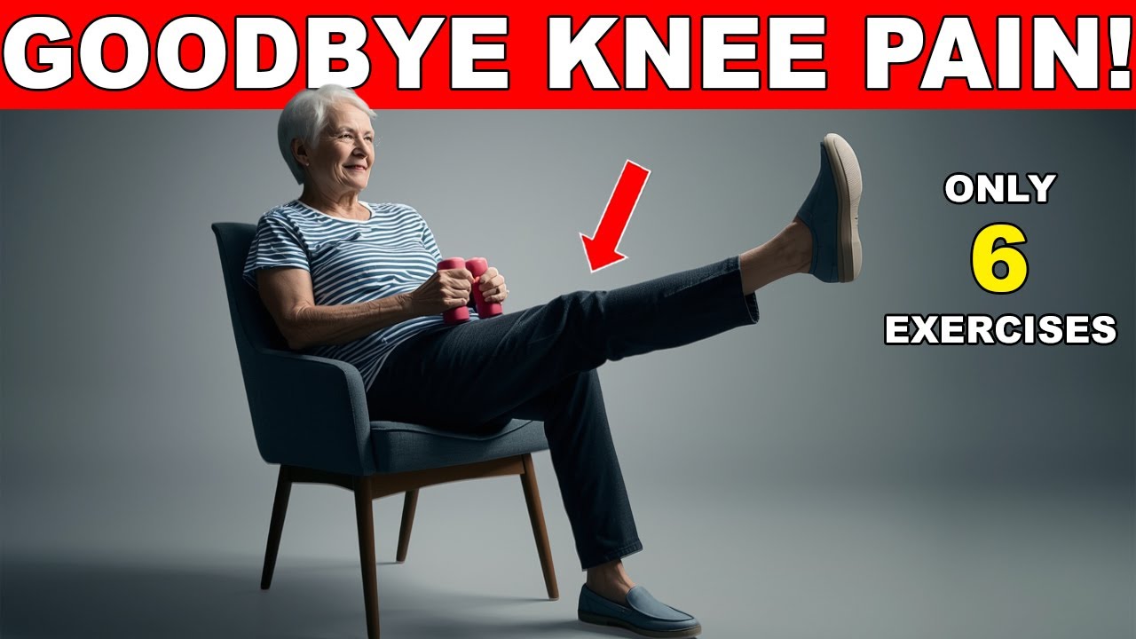 6 упражнений на стуле для облегчения боли в коленях и укрепления ног после 60 лет