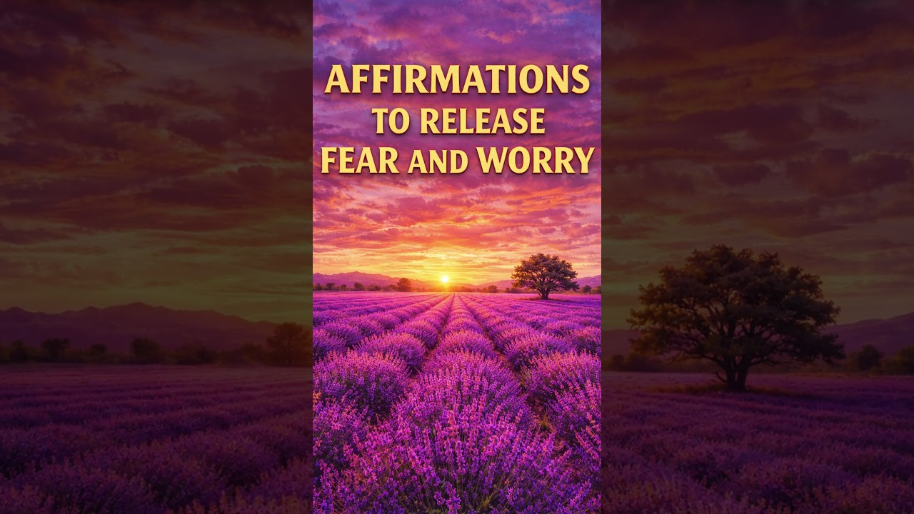 Affirmations to Release Worry & Fear 🤍 | Calm Your Mind Gently