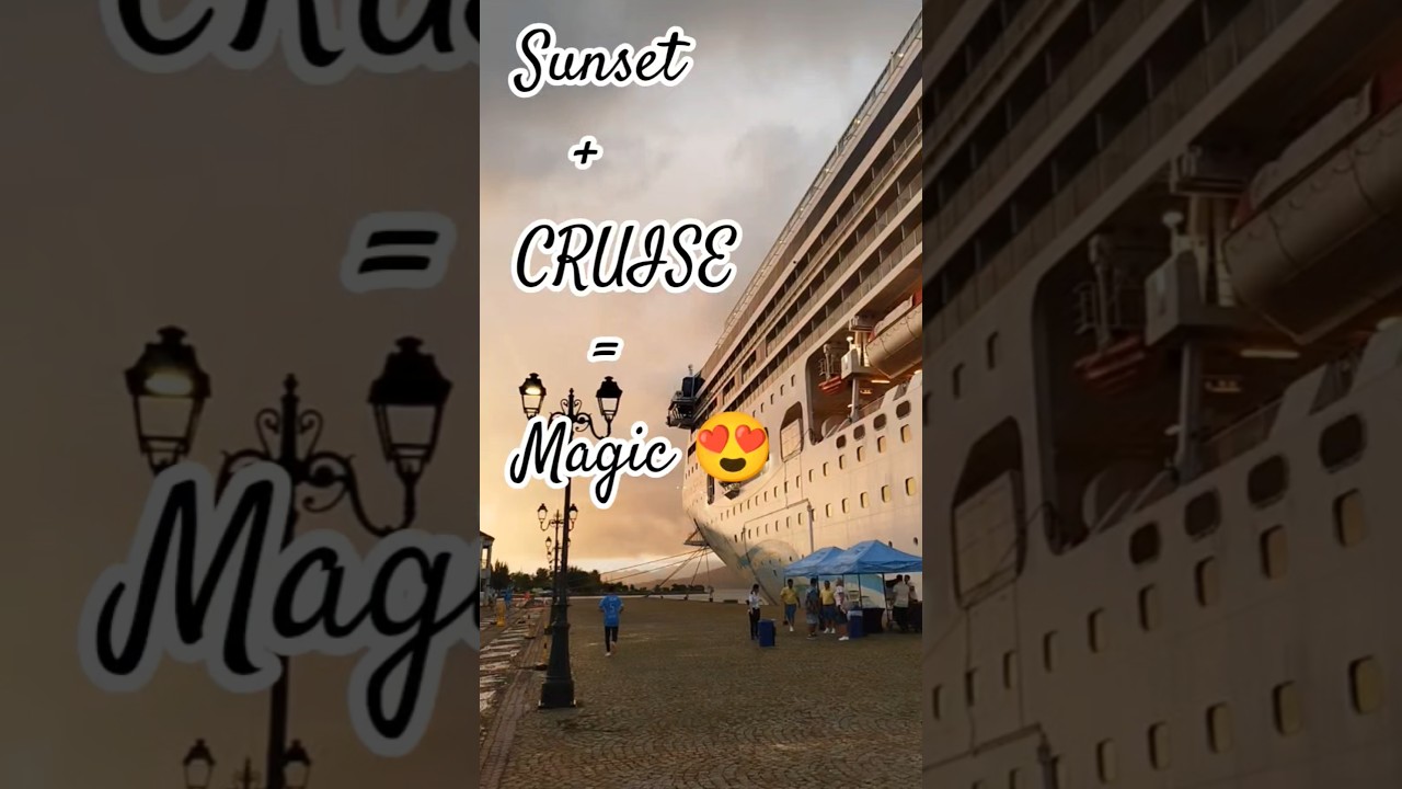 sunset+ cruise= magic ✨✨ #ytshorts #yt #travel #travelvlog