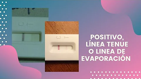 ¿Puede desaparecer una débil línea positiva?