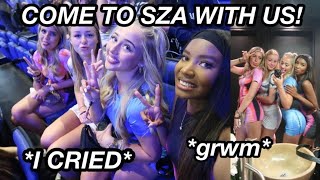 GRWM and NYA for SZA!! *answering your Qs + mini concert vlog*