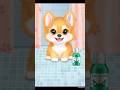 #asmr Animation |This Puppy Was SO Dirty😭🐶But Transformation 🫧|#satisfying #animation #shorts