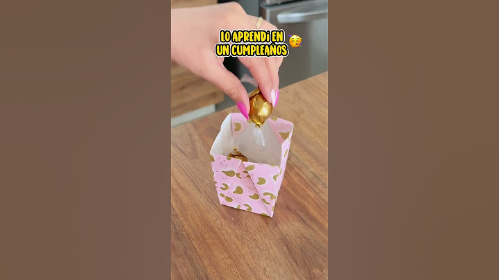 Una gran idea para hacer un empaque de regalo como todo un profesional 🤗 #tips #ideascreativas