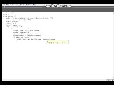 How to make a guess the number game in python