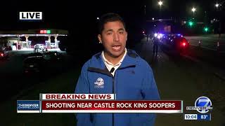 Man injured in shooting at King Soopers gas station in Castle Rock; 3 suspects at-large, police say
