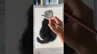 #catlover #watercolor #watercolour #cats #watercolour #painting  #art #drawing  #tutorialart