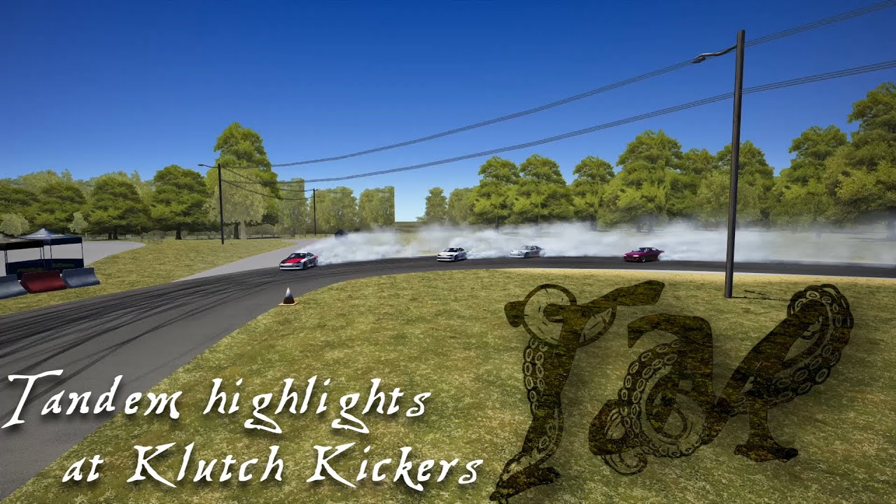Drift tandem session highlights at Klutch Kickers. Logitech G29