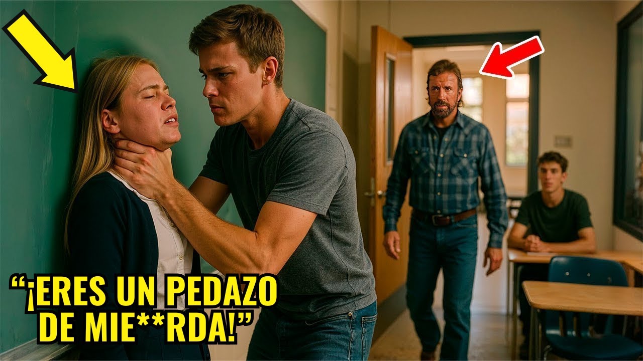 La hija de Chuck Norris fue atacada en la escuela… su padre entró e hizo historia