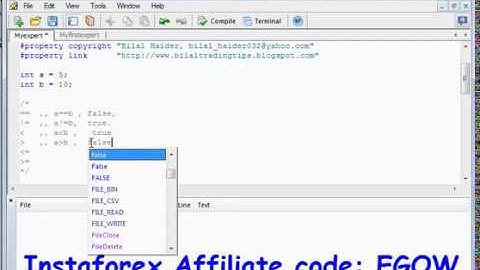 The Basics of Writing An Expert Advisor in MQL4 - Code Tuts 2018 #7