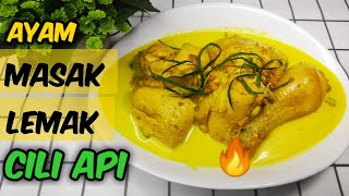 Resepi Ayam Masak Lemak Cili Api Tips Kuah Cantik Tak Pecah Minyak