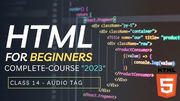 Audio Tag In HTML ( For Beginners ) in Hindi/Urdu | Class 14