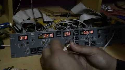 Displays and Encoders MCP B737