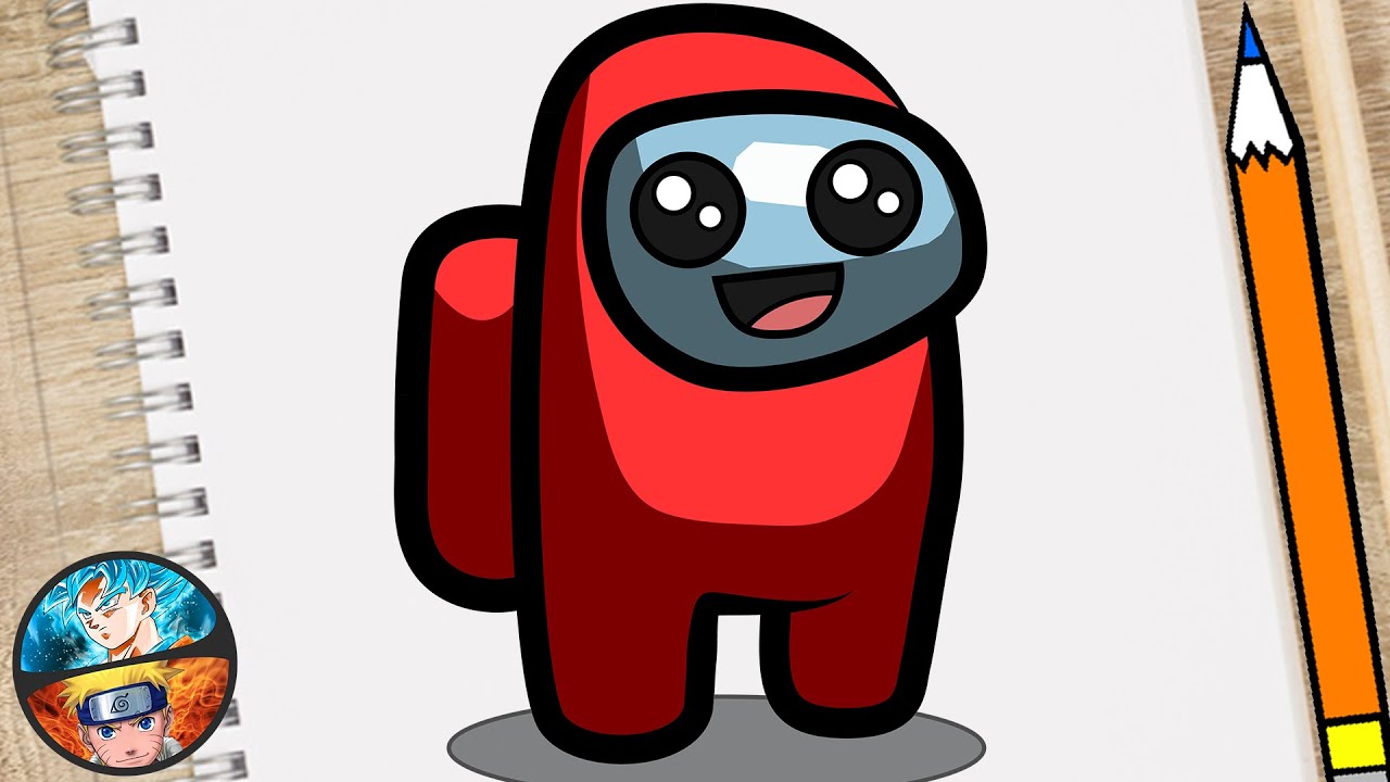 COMO DIBUJAR A AMONG US KAWAII Dibujos - YouTube