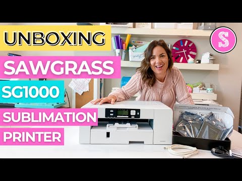 Créa'TV - Unboxing de l'Imprimante de Sublimation Sawgrass SG500/SG1000 