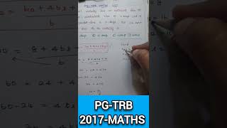 Pg-trb, Maths,2017, Operational Research, Ug-trb, Tnset, Polytechnic trb, College-TRB Maths