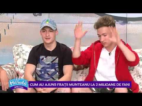 Cum au ajuns fratii Munteanu la 2 milioane de fani @ La Maruta