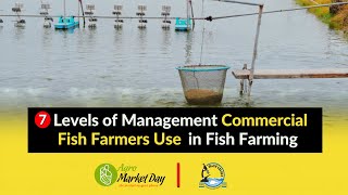 #7 Levels of Management Commercial Fish Farmers Use in Fish Farming || Water Quality and Management
