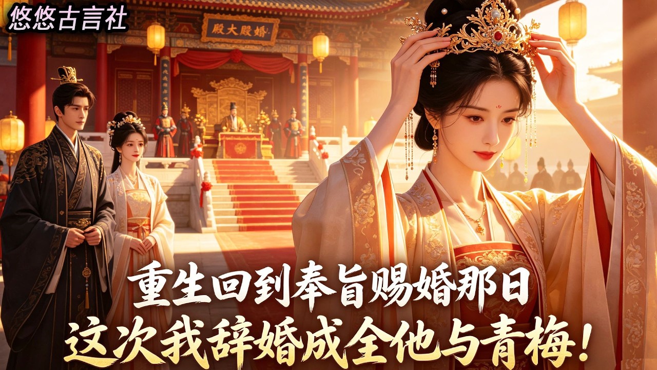 重生回到奉旨賜婚那日,這次我辭婚成全他與青梅!上一世,我耗盡家族資源助他平定邊疆,相守白頭,彌留之際他卻說「此生不相欠,來世莫相見...」#小說 #睡前故事