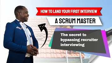 How to land your first interview as a Scrum Master. The secret to bypassing recruiter interviewing