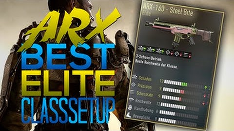Advanced Warfare BEST ELITE "ARX-STEEL BITE" Class Setup! (COD AW Elite Weapon Class Setup)