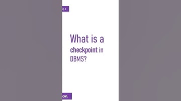 What is Checkpoint in DBMS? | DBMS interview Questions #coding #Codinginterview #dbms # checkpoint