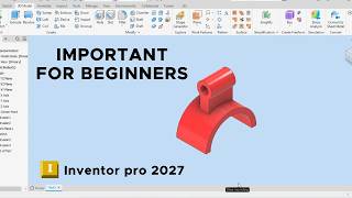 Autodesk Inventor I Lesson 4 I for beginners, Step to Step Guide 🔥
