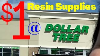 $1 Resin Craft & Mold Making Supplies & Tools @ Dollar Tree