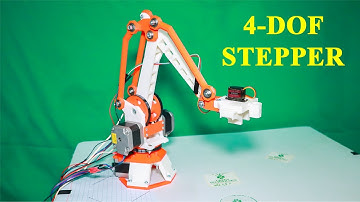 CÁNH TAY ROBOT 4 BẬC STEPPER - LẮP RÁP BỘ KIT