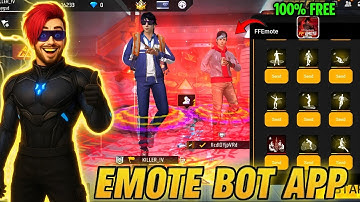 Free Fire New EMOTE BOT APP After Update 🔥 free fire emote bot website download link 🤯