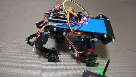 【Arduino】犬型ロボット 改良 (dog robot Improved)
