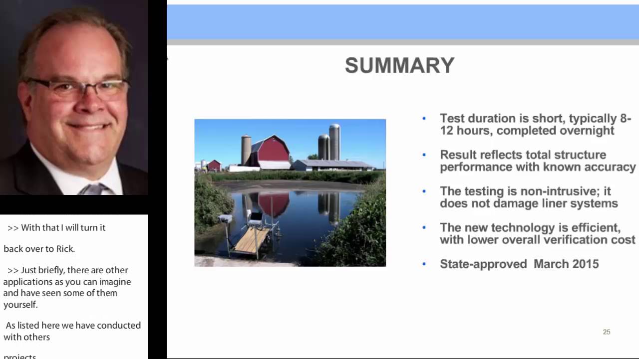 Summary of Rapid, Direct Seepage Testing
