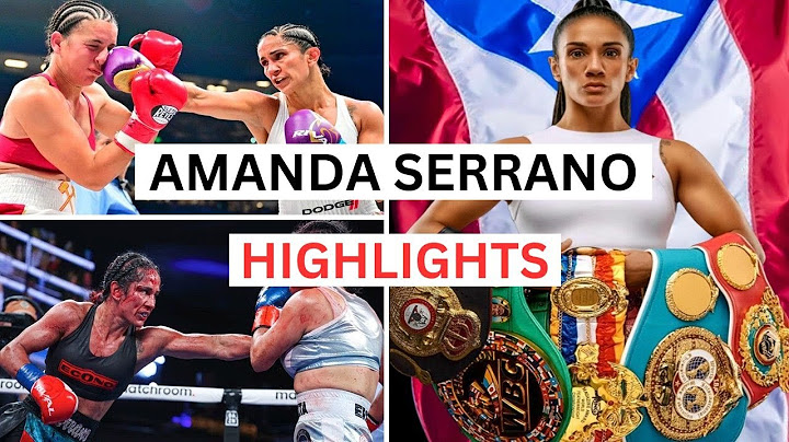 Amanda Serrano (31 KO's) Highlights & Knockouts