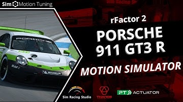 rFactor 2: Porsche 911 GT3 R / Sim Racing Studio / PT Actuator 6DOF Motion Simulator