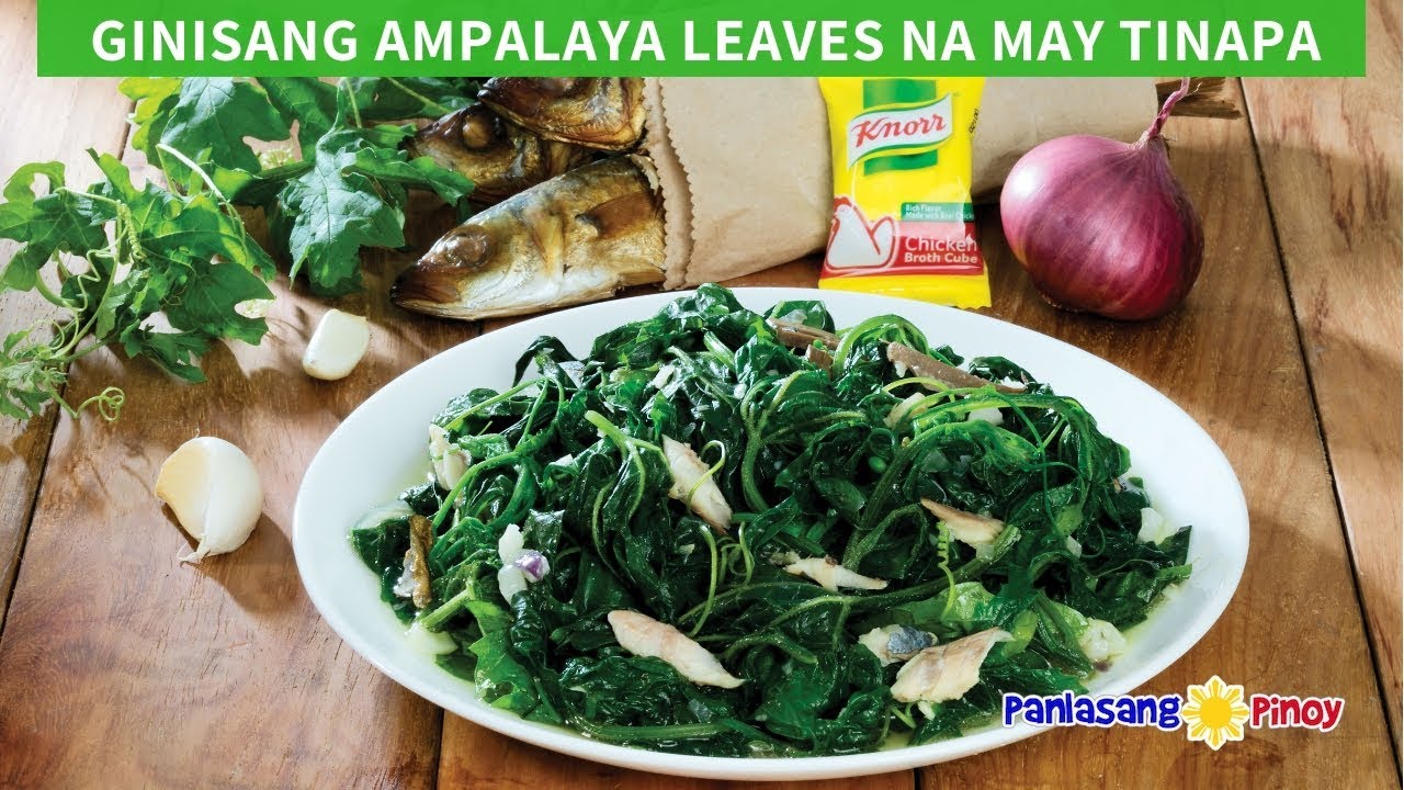 Ginisang Ampalaya Leaves na may Tinapa  -  Day 6 | Panlasang Pinoy