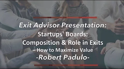 Keiretsu Exit Advisor Webinar - Startups' Boards -...