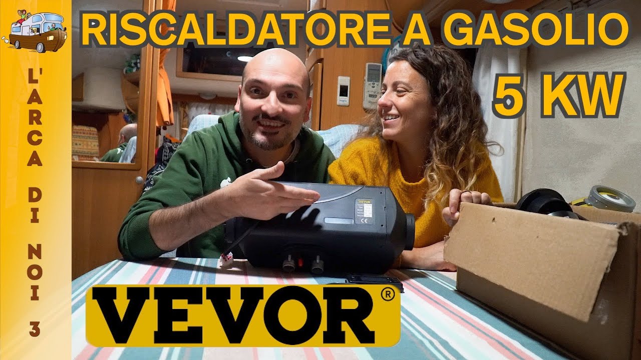 Montiamo sul camper il riscaldatore a gasolio 🔥 VEVOR 5KW