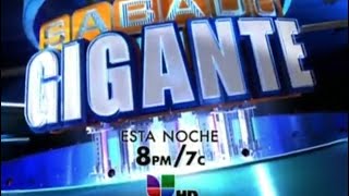 Sabado Gigante Promo On Univision - February 19Th, 2011