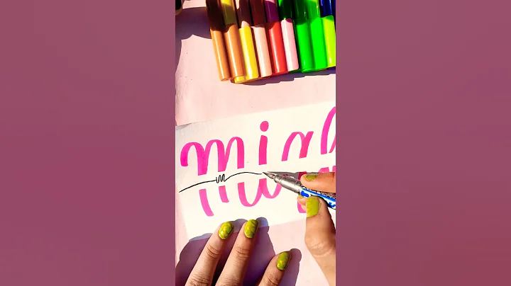 Lettering Design: Creative Ideas & Inspiration🩷🌷#calligraphy #art #drawing #shorts #youtubeshorts