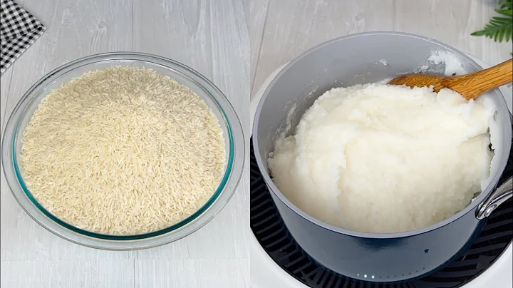 How To Make Rice Fufu | Delicious Rice Swallow