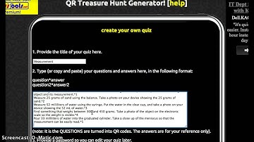 QR Code Treasure Hunt