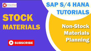 Non- Stock Material Planning 2 : SAP S/4HANA EAM Topics, Tips and Tricks