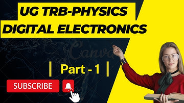 Digital Electronics Intro Video | UG TRB Physics | TRB POLYTECHNIC TRB PHYSICS