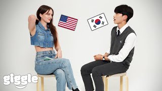 Korean Teen meets American Girl For the First Time!