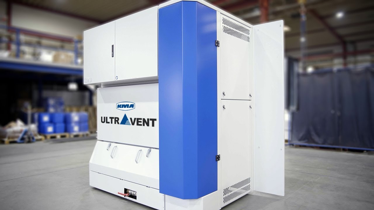 Energy saving KMA ULTRAVENT® exhaust air filtration system