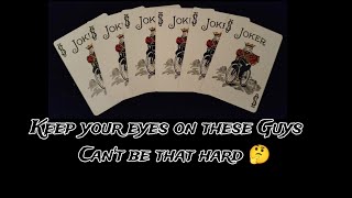6 Jokers Leaving card trick.