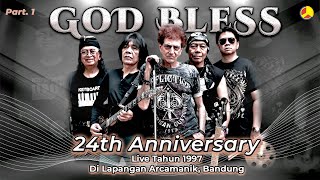 Live | 24th Anniversary God Bless Tour Tahun 1997 di Lapangan Arcamanik, Bandung | Part. 1