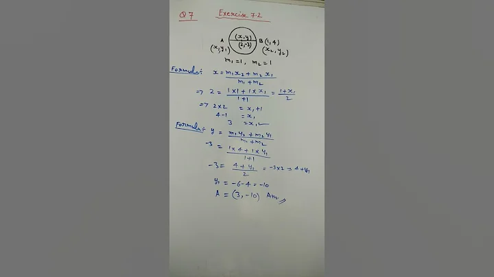 Class 10th Maths Exercise 7.2 Q 7 important